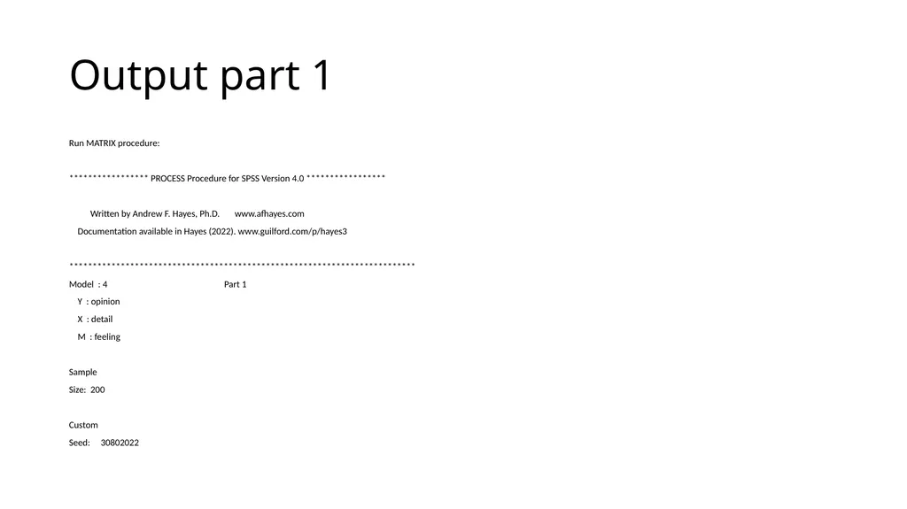 Introduction to Mediation Models with the PROCESS - slide 21 of 134