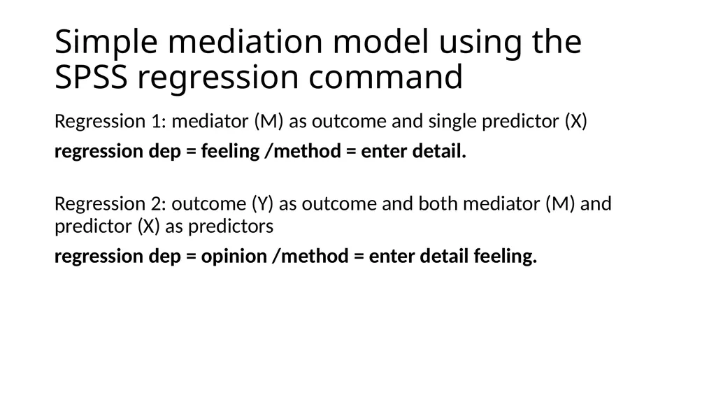 Introduction to Mediation Models with the PROCESS - slide 19 of 134