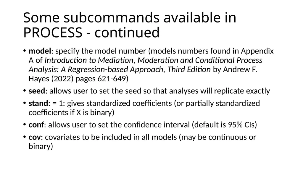 Introduction to Mediation Models with the PROCESS - slide 122 of 134