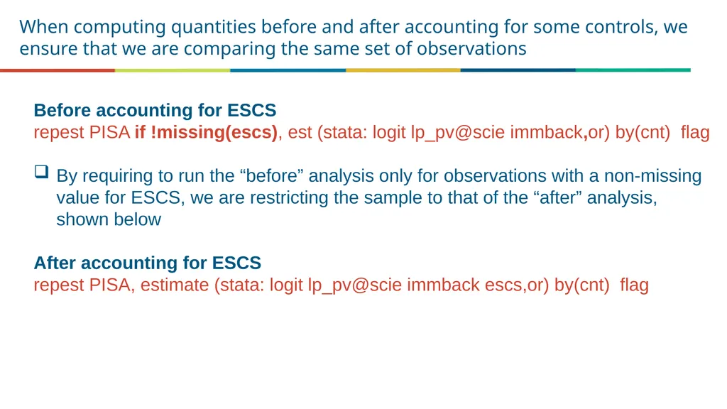 PISA (and PIAAC) Data analysis using Stata (July - slide 20 of 28