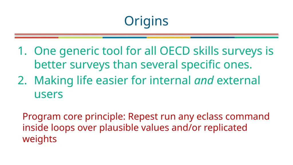 PISA (and PIAAC) Data analysis using Stata (July - slide 4 of 28