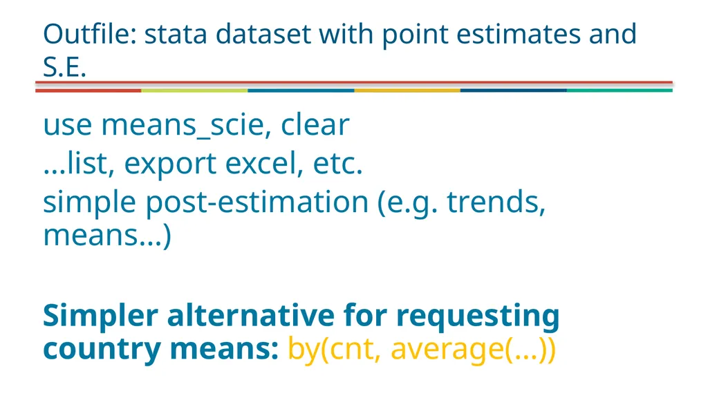 PISA (and PIAAC) Data analysis using Stata (July - slide 14 of 28