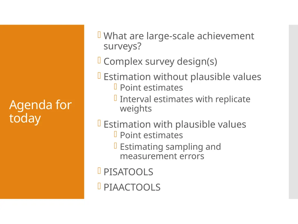 Analyzing large-scale achievement surveys in Stata - slide 2 of 27