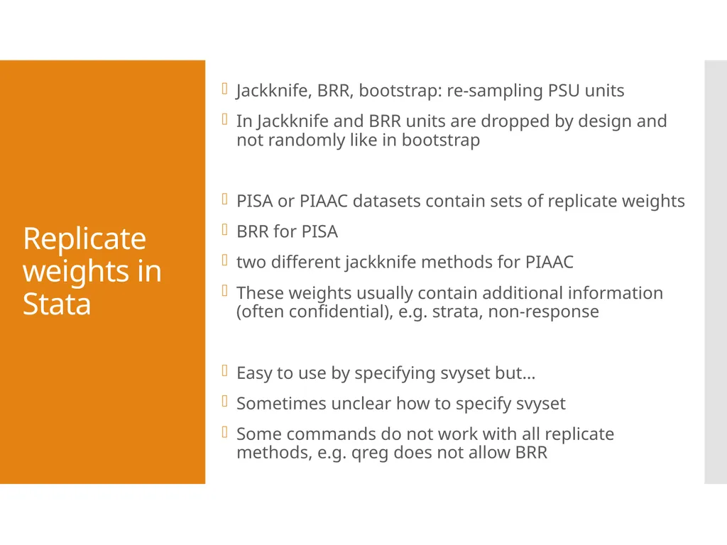Analyzing large-scale achievement surveys in Stata - slide 8 of 27