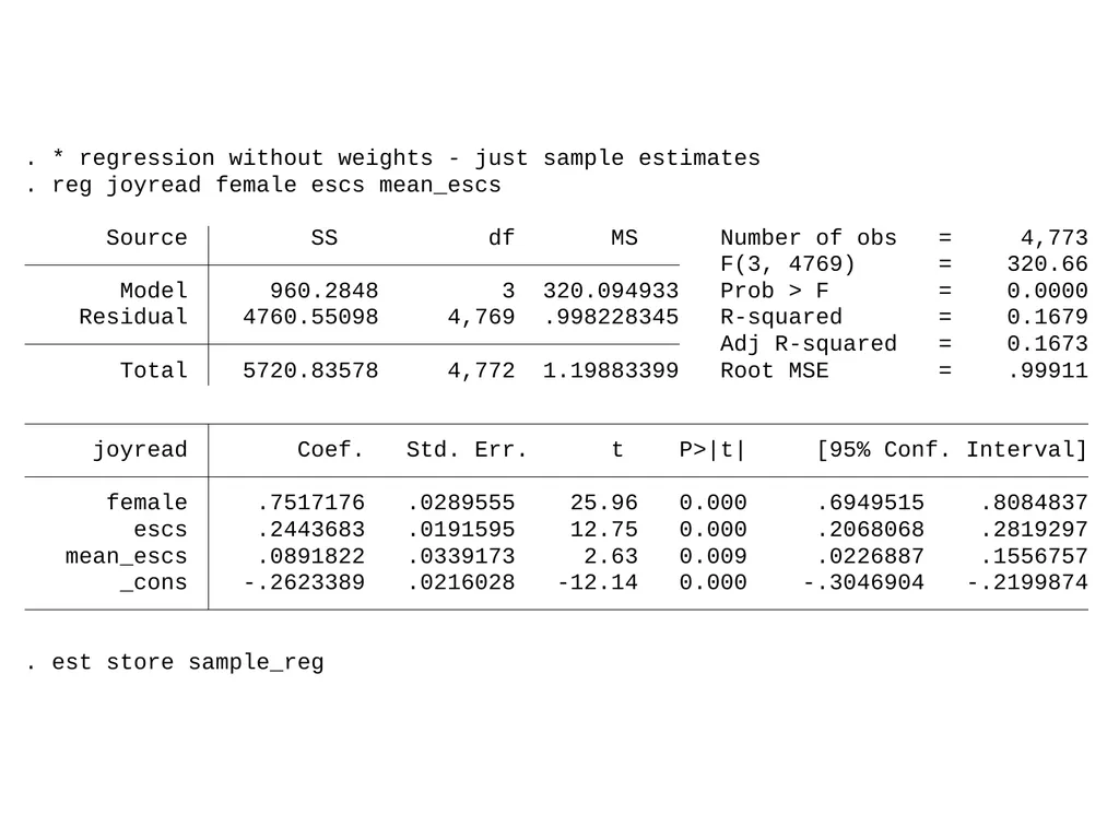 Analyzing large-scale achievement surveys in Stata - slide 10 of 27