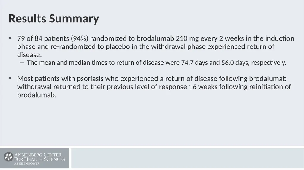 Secukinumab demonstrates significant improvement - slide 17 of 61