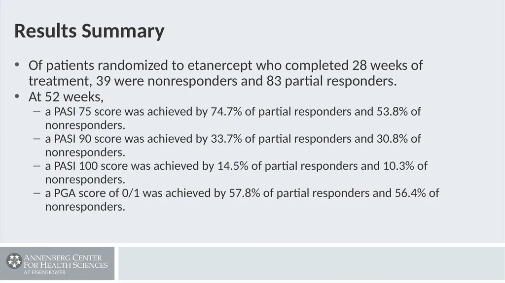 Secukinumab demonstrates significant improvement - slide 23 of 61
