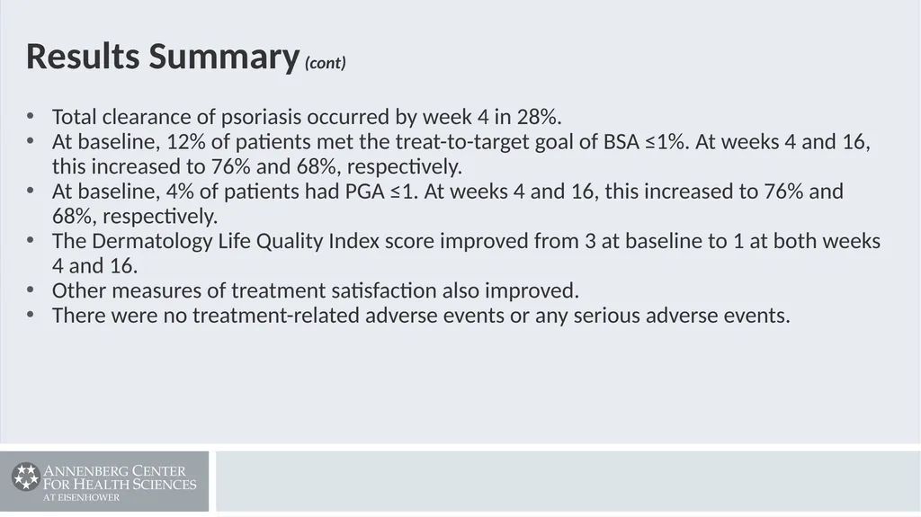 Secukinumab demonstrates significant improvement - slide 48 of 61