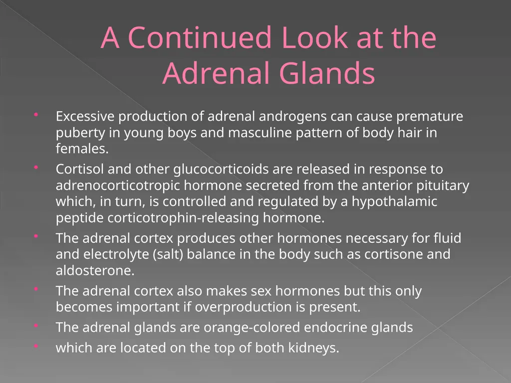 The Endocrine System Danny Graham Dierdre Mosbah - slide 31 of 45
