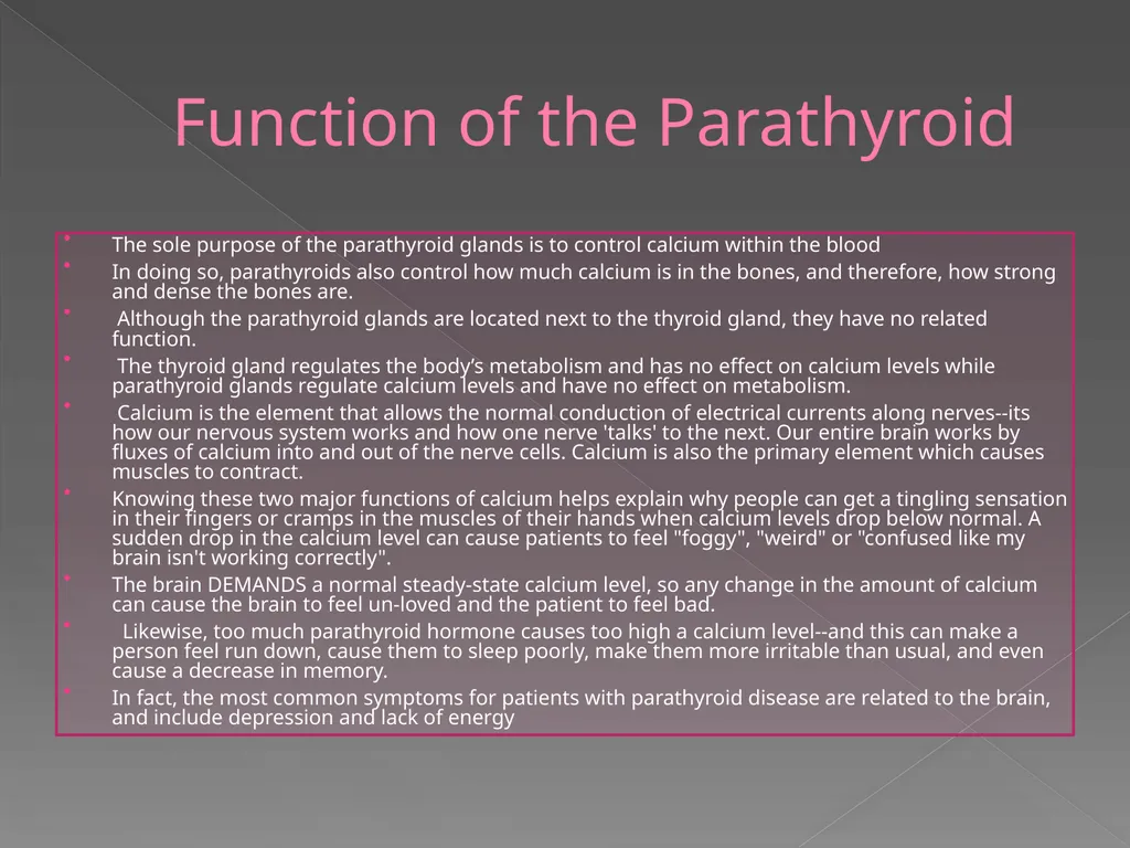 The Endocrine System Danny Graham Dierdre Mosbah - slide 35 of 45