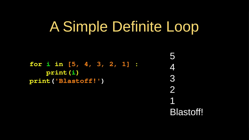 Loops and Iteration Chapter 5 Python for Everybody - slide 14 of 53