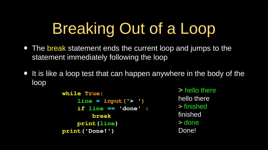 Loops and Iteration Chapter 5 Python for Everybody - slide 5 of 53