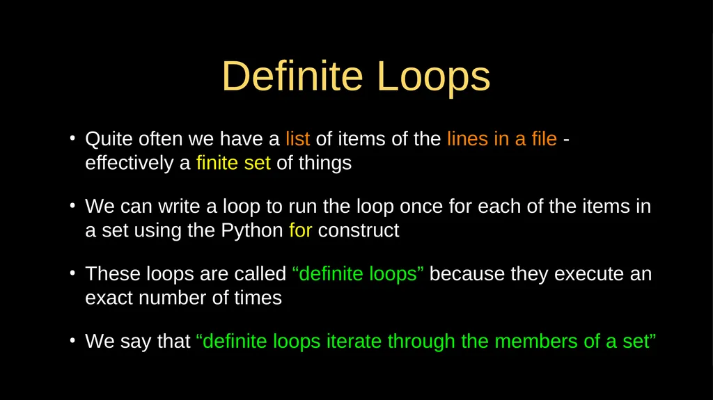Loops and Iteration Chapter 5 Python for Everybody - slide 13 of 53
