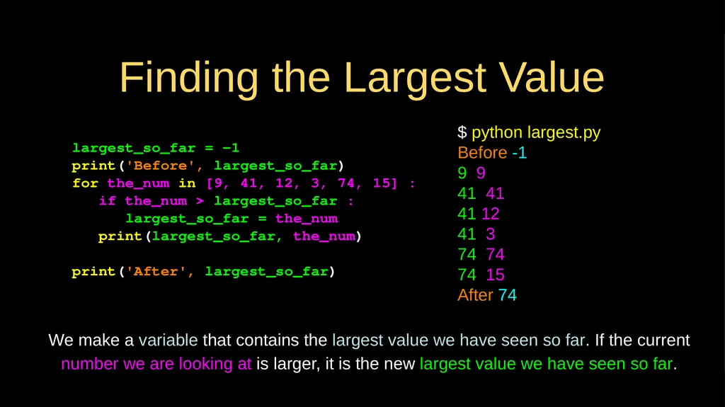 Loops and Iteration Chapter 5 Python for Everybody - slide 40 of 53