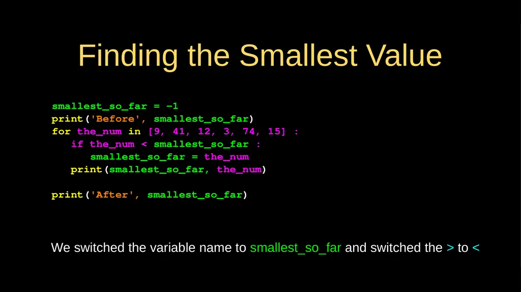 Loops and Iteration Chapter 5 Python for Everybody - slide 48 of 53
