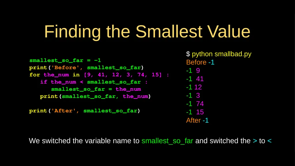 Loops and Iteration Chapter 5 Python for Everybody - slide 49 of 53