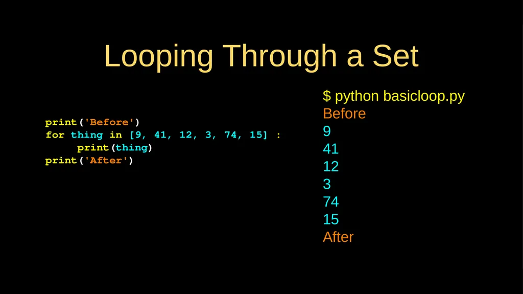 Loops and Iteration Chapter 5 Python for Everybody - slide 22 of 53