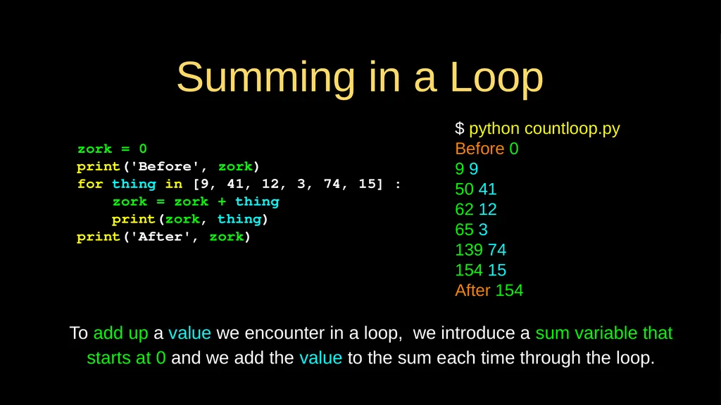 Loops and Iteration Chapter 5 Python for Everybody - slide 43 of 53