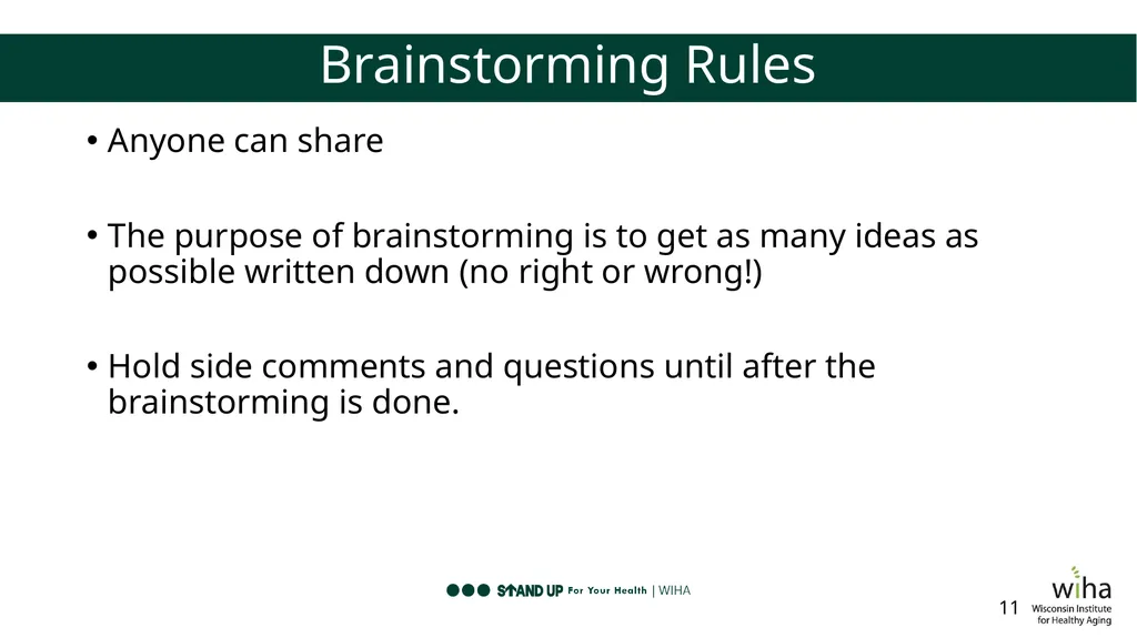Session 1 Program Creator: Kelli F Koltyn 1 Ground - slide 11 of 16