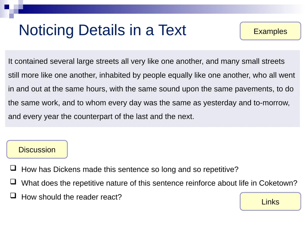 Positioning the reader through language choices: - slide 6 of 9