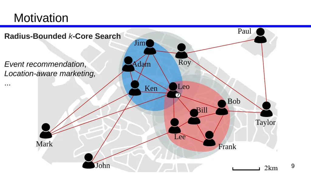 Efficient Computing of Radius-Bounded-k-Cores Kai - slide 9 of 21