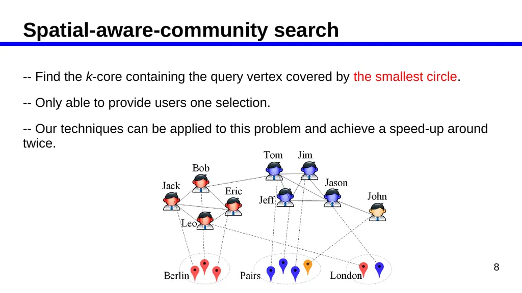Efficient Computing of Radius-Bounded-k-Cores Kai - slide 8 of 21