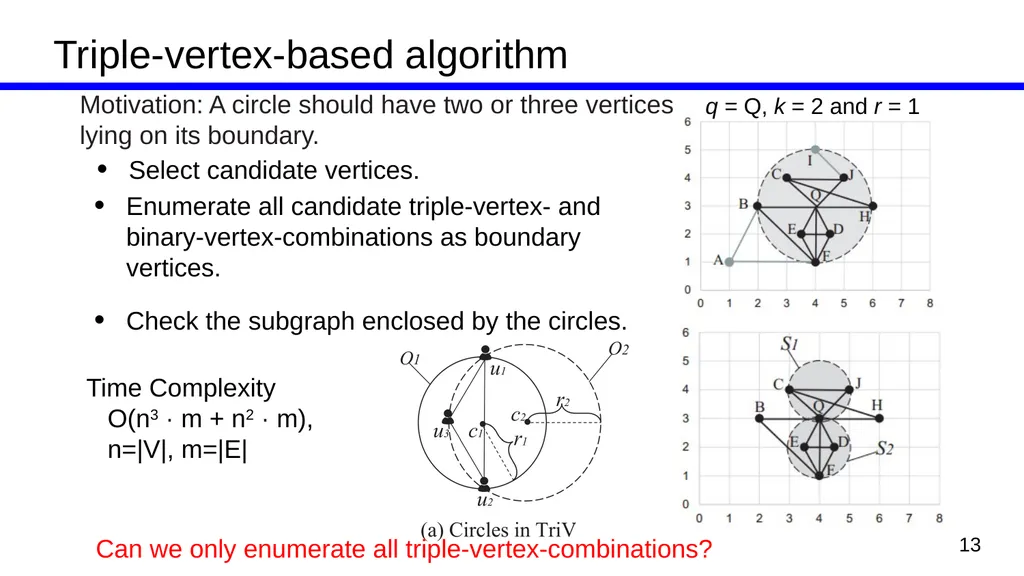 Efficient Computing of Radius-Bounded-k-Cores Kai - slide 13 of 21