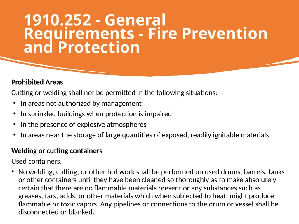 29 CFR 1910 - Subpart Q Welding, Cutting, and - slide 16 of 58