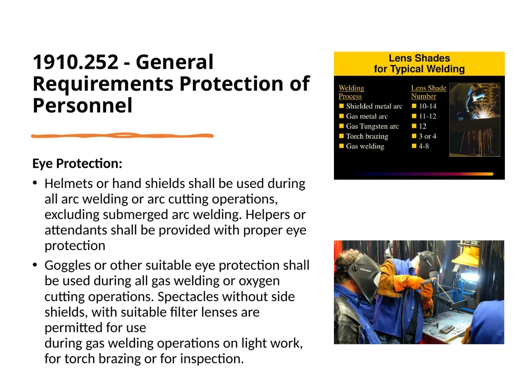 29 CFR 1910 - Subpart Q Welding, Cutting, and - slide 18 of 58