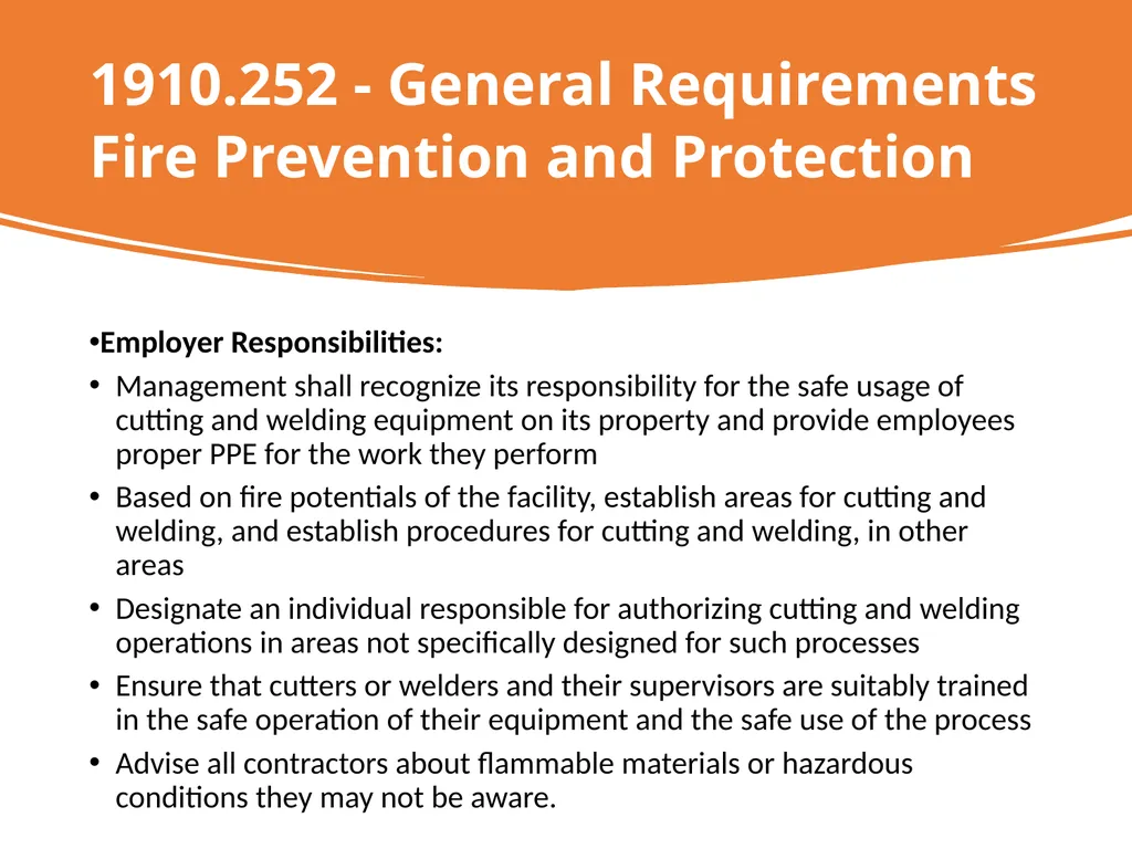 29 CFR 1910 - Subpart Q Welding, Cutting, and - slide 6 of 58