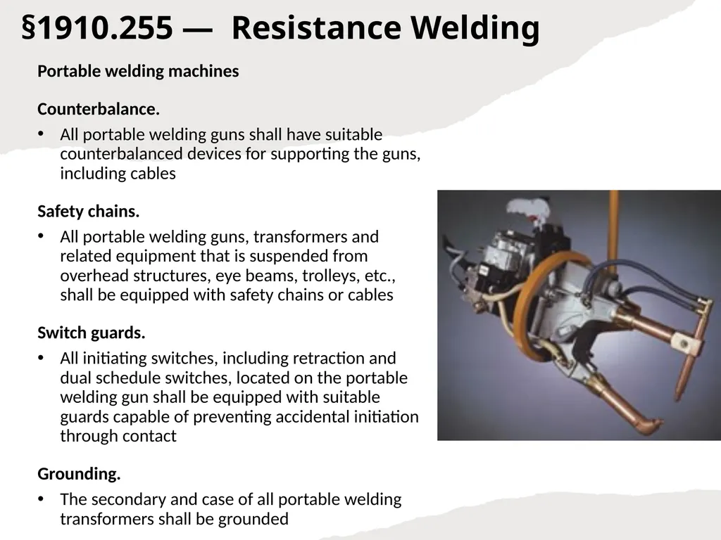 29 CFR 1910 - Subpart Q Welding, Cutting, and - slide 46 of 58