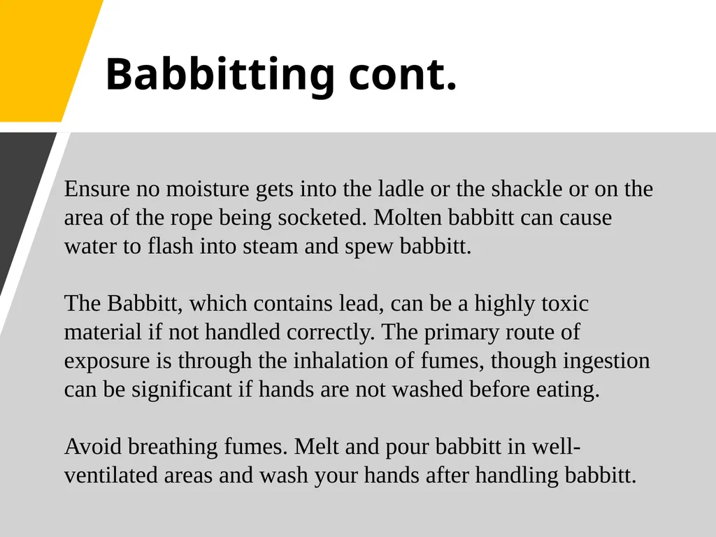 29 CFR 1910 - Subpart Q Welding, Cutting, and - slide 49 of 58