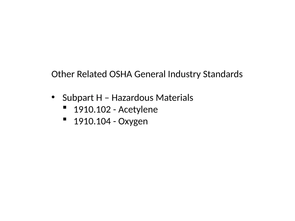 29 CFR 1910 - Subpart Q Welding, Cutting, and - slide 4 of 58