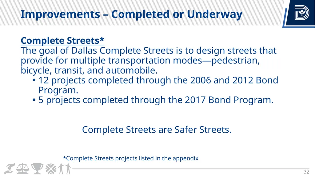 Vision Zero Update City Council Briefing March 6, - slide 32 of 67