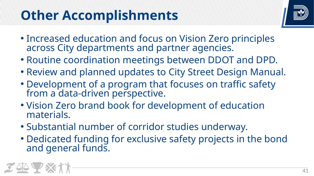 Vision Zero Update City Council Briefing March 6, - slide 41 of 67