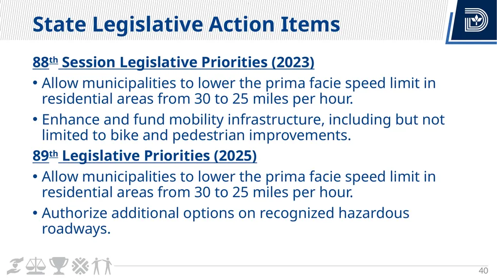 Vision Zero Update City Council Briefing March 6, - slide 40 of 67