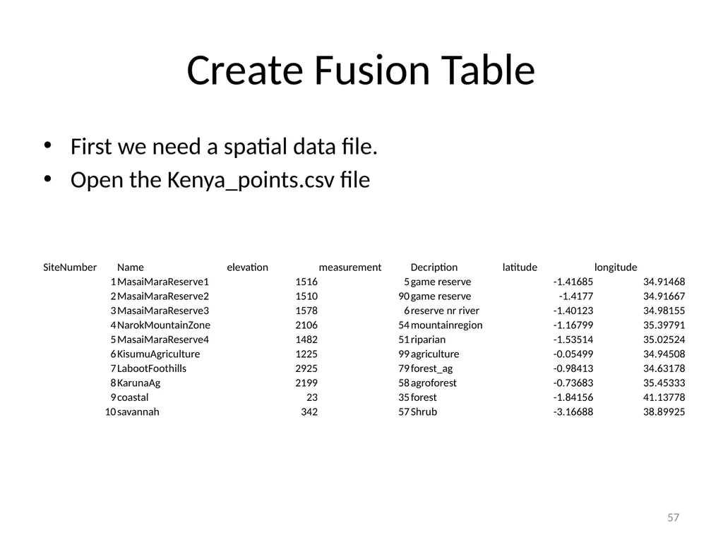 Google Earth Engine Introduction 1 Outline What is - slide 57 of 69