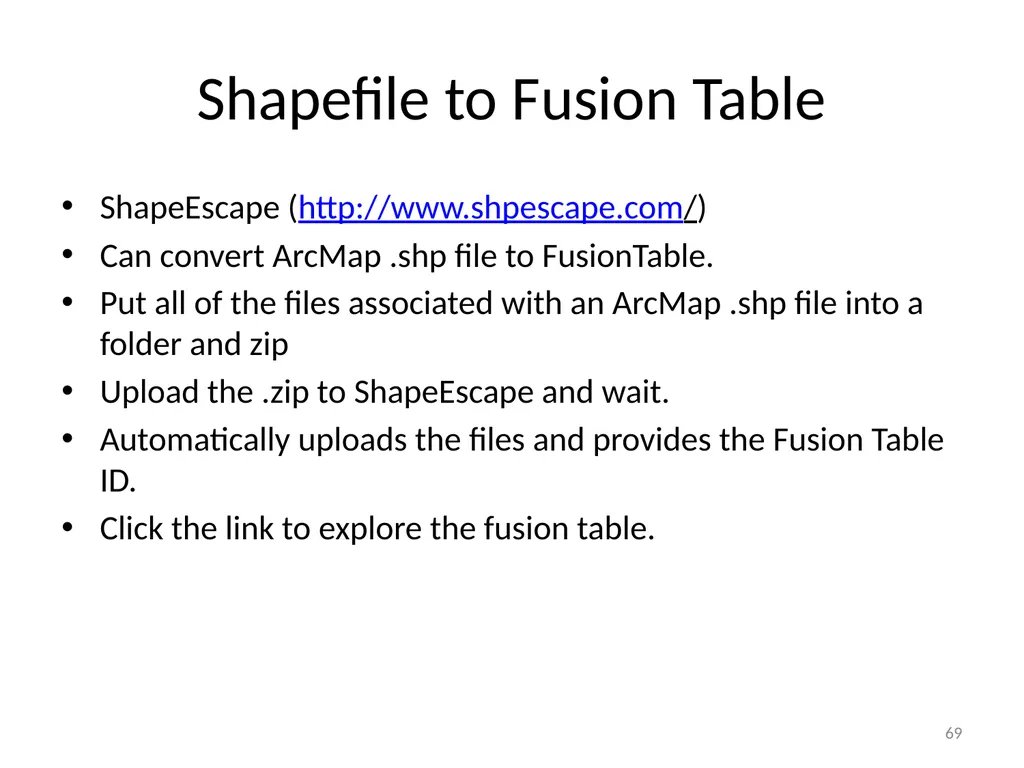 Google Earth Engine Introduction 1 Outline What is - slide 69 of 69