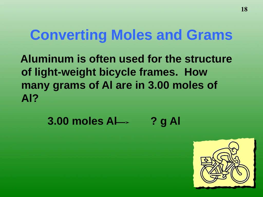The Mole 6.02 X 1023 Chemistry I HD – Chapter - slide 18 of 33