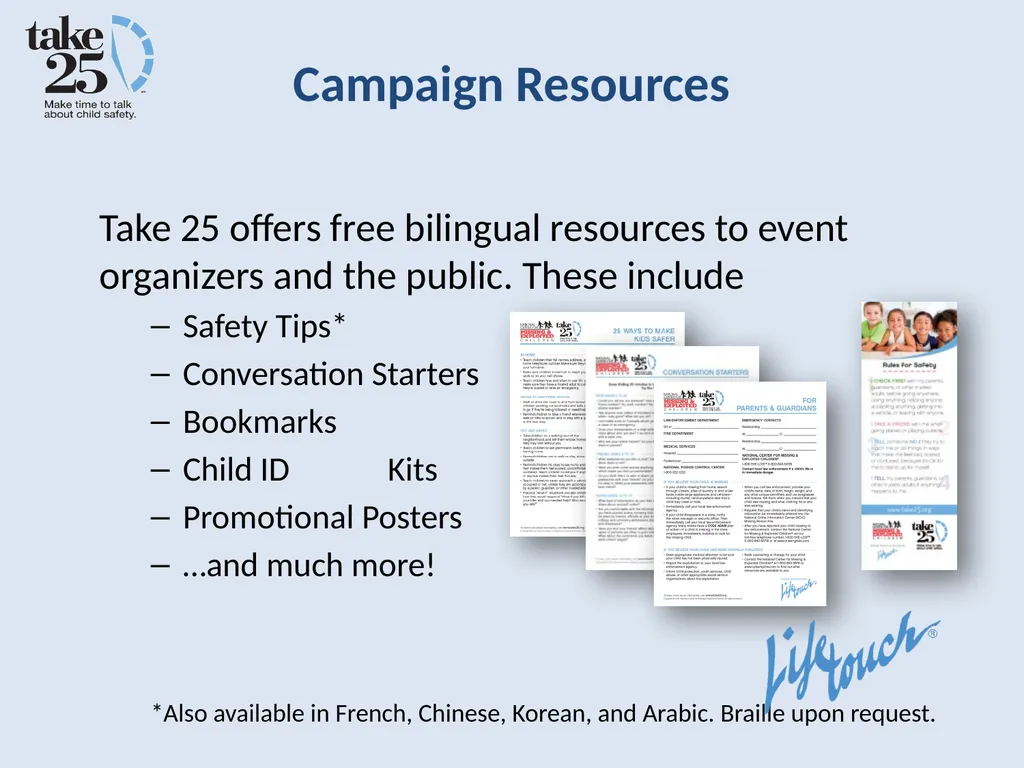 Take 25, a campaign of the National Center For - slide 8 of 14