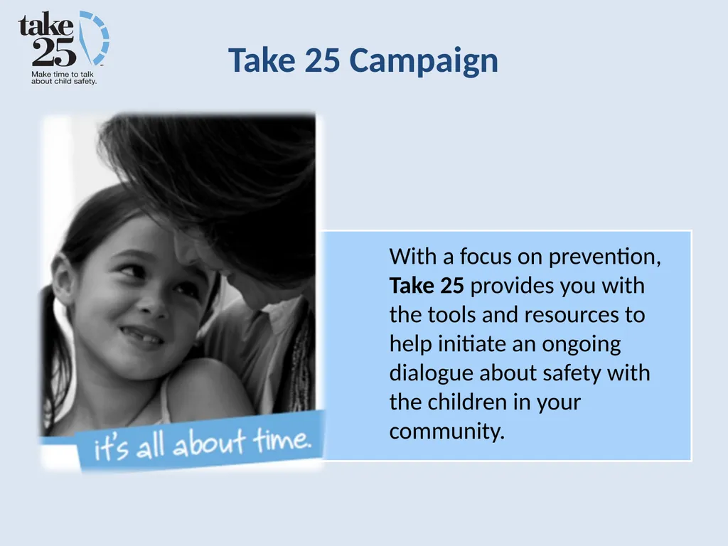 Take 25, a campaign of the National Center For - slide 7 of 14