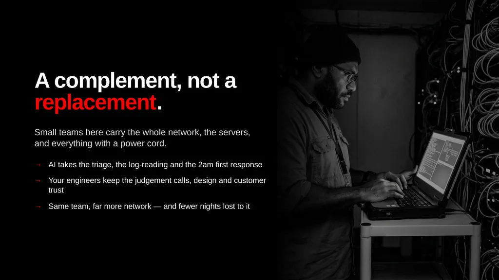 AI NATIVE NETWORKING Donald Hough · Director of - slide 9 of 16