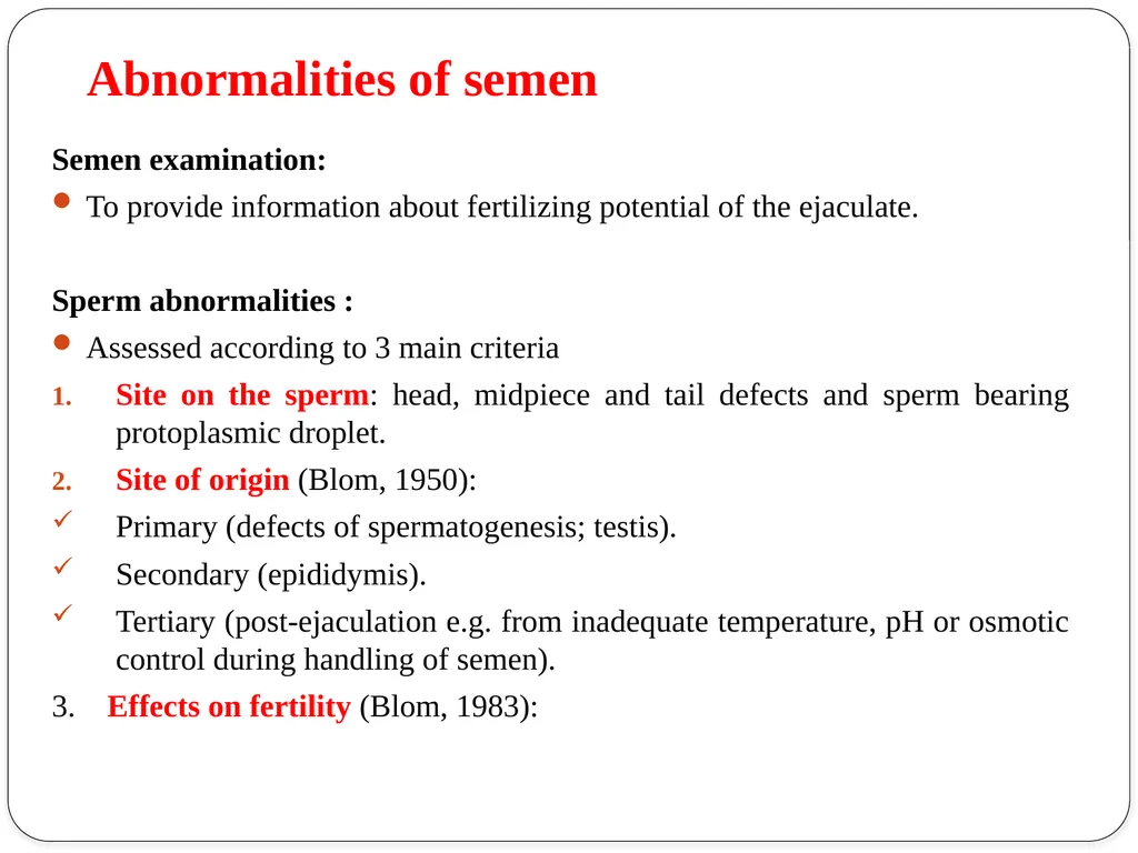 IMPOTENTIA GENERANDI Dr Alok Kumar Introduction - slide 11 of 30