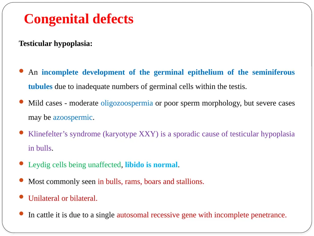 IMPOTENTIA GENERANDI Dr Alok Kumar Introduction - slide 5 of 30