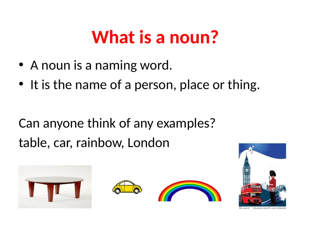 Nouns, Verbs & Adjectives Curriculum links - slide 4 of 8