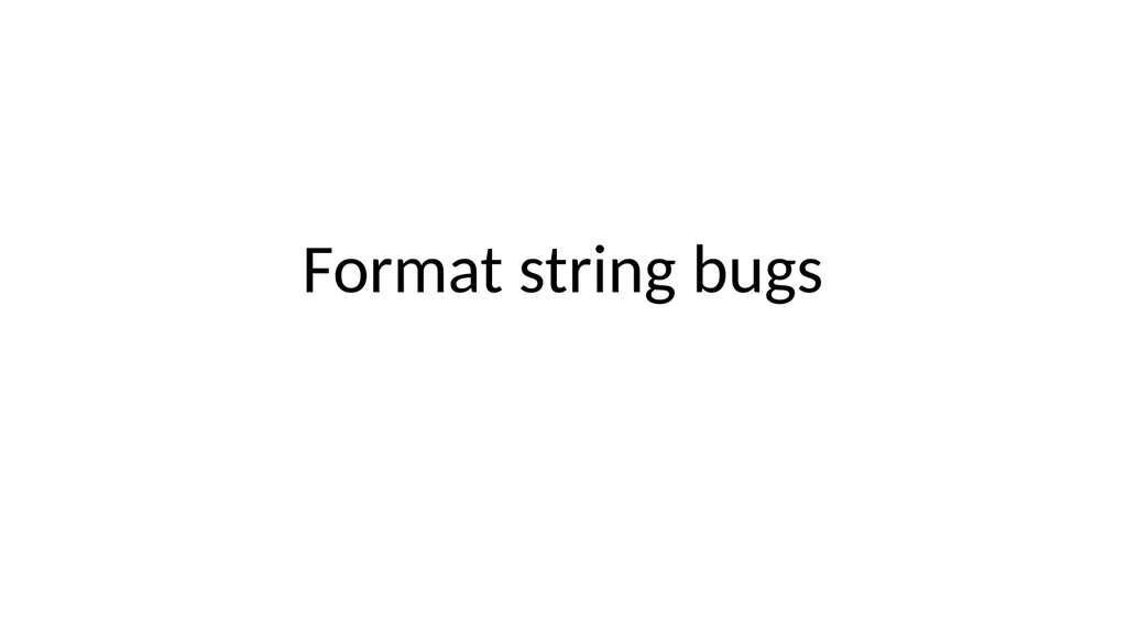 Control Hijacking Basic Control Hijacking Attacks - slide 27 of 39