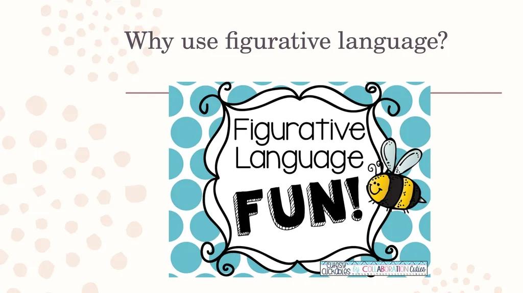 Literal vs. Figurative Language Literal Meaning - slide 7 of 28