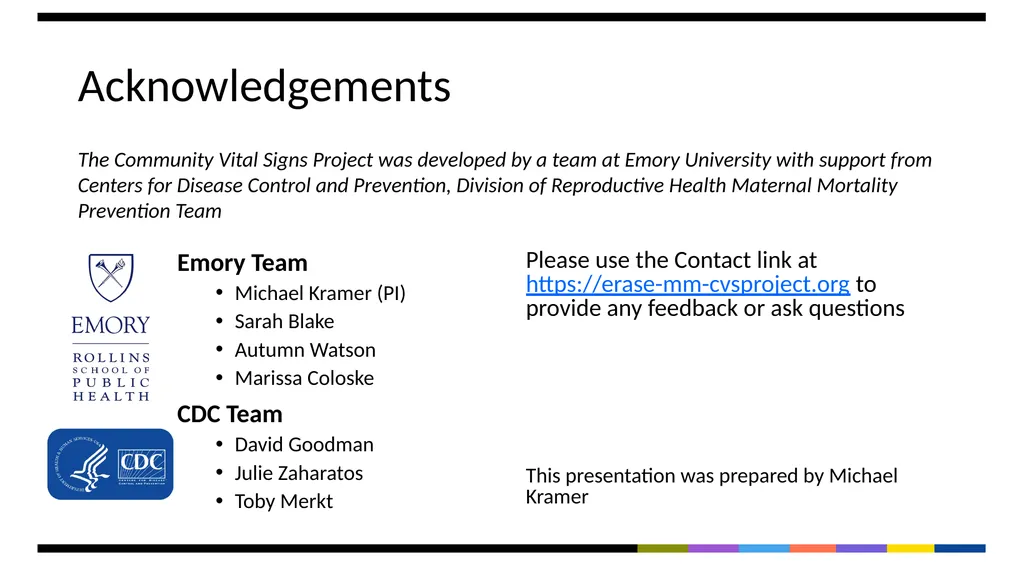 3.4 Retrieving the CVS dashboards ERASE-MM - slide 13 of 13