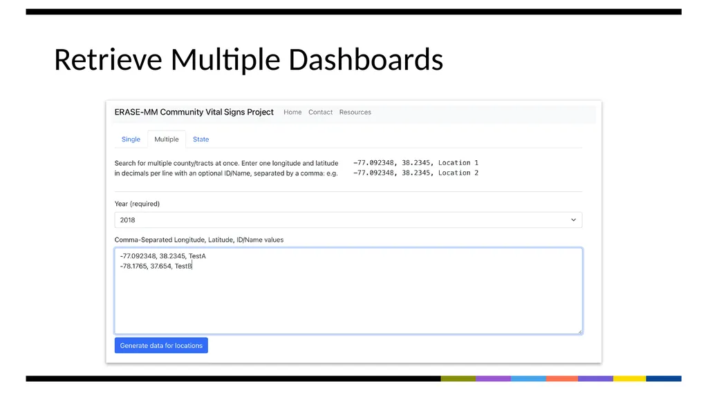 3.4 Retrieving the CVS dashboards ERASE-MM - slide 10 of 13