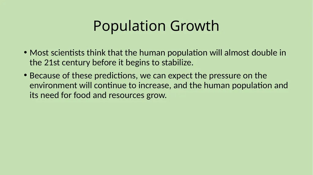 Chapter 1 Science and the Environment Section 1: - slide 29 of 38